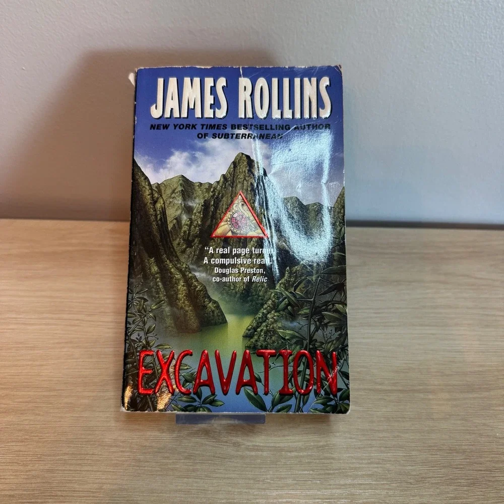 James Rollins Thriller Book Lot Subterranean Deep Fathom Excavation Paperback